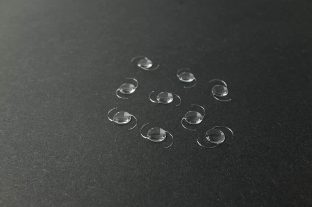 Intraocular lens for cataract surgery.